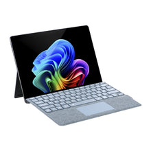Load image into Gallery viewer, ProElite Keyboard for Microsoft Surface Pro 8/Pro 9/Pro 10/Pro 11/X, Detachable Wireless Bluetooth TouchPad Keyboard Surface Pro 8/9/10/11/X with Pencil Holder & Built-in 7-Colors Backlit, ICY Blue