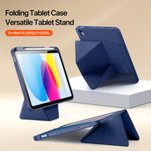 Load image into Gallery viewer, ProElite Versatile Tablet Stand case for Apple iPad A16 10th/11th Gen Case, Smart flip Case with Stable Stands with Pencil Holder for iPad A16 10th/11th Gen, Dark Blue