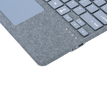 Load image into Gallery viewer, ProElite Keyboard for Microsoft Surface Pro 8/Pro 9/Pro 10/Pro 11/X, Detachable Wireless Bluetooth TouchPad Keyboard Surface Pro 8/9/10/11/X with Pencil Holder & Built-in 7-Colors Backlit, ICY Blue