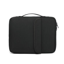 Load image into Gallery viewer, ProElite Polyster Tablet Sleeve Case Upto 11.5 inch with Front Pocket for iPad 10.2/10.9/Pro 11/Lenovo/Galaxy Tab A9 Plus/S7/S8/S9/Realme Pad/Redmi Pad/Mi Pad 7/Moto Tab G62/Oneplus Pad Tablet, Black