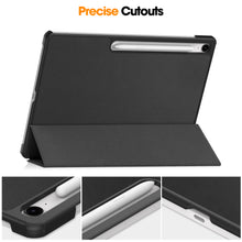 Load image into Gallery viewer, ProElite Cover for Samsung Galaxy Tab S10 FE Plus 13.1 inch Cover Case, Smart Trifold Flip case Cover for Samsung Galaxy Tab S10 FE Plus 13.1 inch, Black