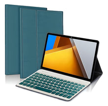 Load image into Gallery viewer, ProElite Keyboard case for Poco Pad 12.1 inch, Magnetic Detachable Wireless Bluetooth Keyboard Poco Pad 12.1 inch, Dark Green