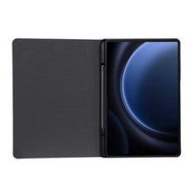 Load image into Gallery viewer, ProElite Book Cover Case for Samsung Galaxy Tab S9 FE+/S9+/S10+ 12.4 inch Cover, Smart flip case Book Cover for Samsung Galaxy Tab S9 FE Plus/S9 Plus/S10 Plus 12.4 inch with Pen Holder, Marble Purple
