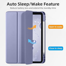 Load image into Gallery viewer, ProElite Cover for Xiaomi Mi Pad 7/7 Pro 11.2 inch case Cover, Transaprent Flip Case for Xiaomi Mi Pad 7/7 Pro 11.2 inch with Pen Holder (Supports Auto Sleep Wake Function), Lavender