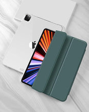 Load image into Gallery viewer, ProElite Cover Case for Apple iPad Mini 6/Mini 7 8.3 inch Case, Smart Flip Case Cover for Apple iPad Mini 6/Mini 7 8.3 inch Clear Soft Back with Pencil Holder, Dark Green