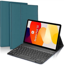 Load image into Gallery viewer, ProElite Keyboard case for Redmi Pad SE 11 inch, Magnetic Detachable Wireless Bluetooth Keyboard Redmi Pad SE 11 inch, Dark Green