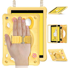 Load image into Gallery viewer, ProElite Cover for Apple iPad 10.2 inch Case Cover, Tough Bubble Kids case Cover for Apple iPad 10.2" 9th/8th/7th Gen with Rotating Kickstand & Shoulder Strap, Yellow
