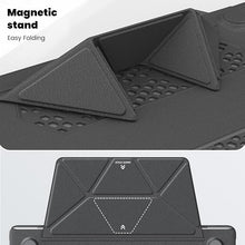 Load image into Gallery viewer, ProElite Case for MacBook Air 13.6 inch Case 2022 2023 2024 2025 Release M4/M3 A3113 M2 A2681 with Touch ID, Slim Leather case with Foldable Stand, Black