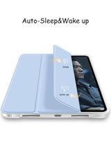 Load image into Gallery viewer, ProElite Cover Case for Apple iPad Mini 6/Mini 7 8.3 inch Case, Smart Flip Case Cover for Apple iPad Mini 6/Mini 7 8.3 inch Clear Soft Back with Pencil Holder, Dark Green