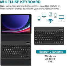 Load image into Gallery viewer, ProElite Keyboard case for Redmi Pad Pro 12.1 inch, Magnetic Detachable Wireless Bluetooth Keyboard Redmi Pad Pro 12.1 inch, Dark Blue