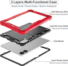 Load image into Gallery viewer, ProElite Cover for Redmi Pad Pro 12.1 inch Case, Rugged Shockproof Heavy Duty Back Case Cover for Redmi Pad Pro 12.1 inch, Red