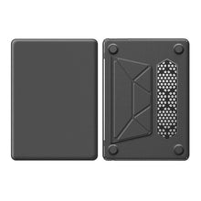 Load image into Gallery viewer, ProElite Case for MacBook Air 13 inch M2 2025/2024 M1 2021 2020 Release A2337 A2179 A1932 Model Touch ID, Slim Leather case with Foldable Stand, Grey