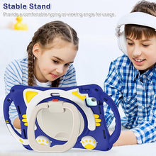 Load image into Gallery viewer, ProElite Tough Kids case Cover for Apple iPad Air 11 M3/M2 2025/2024/ Pro 11 4th/3rd Gen iPad Air 5th/4th Gen 10.9 inch with Pencil Holder Rotating Kickstand & Shoulder Strap, Blue