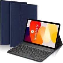 Load image into Gallery viewer, ProElite Keyboard case for Redmi Pad SE 11 inch, Magnetic Detachable Wireless Bluetooth Keyboard Redmi Pad SE 11 inch, Dark Blue