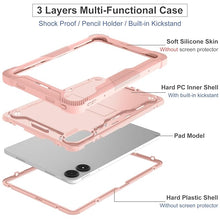 Load image into Gallery viewer, ProElite Cover for Poco Pad 12.1 inch Case, Rugged Shockproof Heavy Duty Back Case Cover for Poco Pad 12.1 inch, Rose Gold