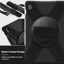 Load image into Gallery viewer, ProElite Cover for Samsung Galaxy Tab S10 FE Plus 13.1 inch, Rugged 3 Layer Armor case for Samsung Galaxy Tab S10 FE Plus 13.1 inch with Rotating Kickstand, Black