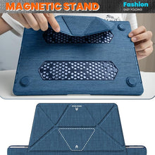 Load image into Gallery viewer, ProElite Case for MacBook Pro 14 inch Case 2025 2024 2023 2022 2021 M5/M4/M3/M2/M1 A2918 A2992 A2779 A2442 Pro Max, Fabric Material Hard Shell with Slim TPU Bumper and Fold Kickstand, Navy