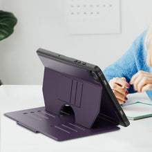 Load image into Gallery viewer, ProElite case for Samsung Galaxy Tab A9 8.7 inch Smart Magnetic Shockproof Protective Case with 5 Stable Stands for Galaxy Tab A9 8.7 inch, Dark Purple