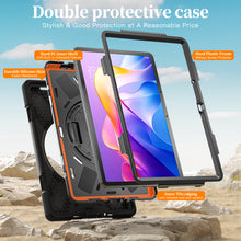 Load image into Gallery viewer, ProElite for Xiaomi Redmi Pad 2 11 inch Case, Rugged 3 Layer Armor case Cover for Xiaomi Redmi Pad 2 11 inch Case with Hand Grip and Rotating Kickstand with Shoulder Strap, Black