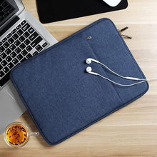 Load image into Gallery viewer, ProElite Polyster Laptop/Macbook Sleeve Case Cover for 14.1" to 15.4" Compatible with Laptop/MacBook up to 15.4 inch, Dark Blue
