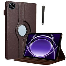 Load image into Gallery viewer, ProElite Cover for Realme Pad 2 Lite 10.95 inch Case Cover, 360 Rotatable Smart Flip Case Cover for Realme Pad 2 Lite 10.95 inch Tablet with Stylus Pen, Brown