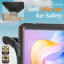 Load image into Gallery viewer, ProElite for Xiaomi Redmi Pad 2 11 inch Case, Rugged 3 Layer Armor case Cover for Xiaomi Redmi Pad 2 11 inch Case with Hand Grip and Rotating Kickstand with Shoulder Strap, Black