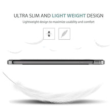 Load image into Gallery viewer, ProElite Case Cover for Realme Pad 2 Lite 10.95 inch Cover, Smart Flip Case Cover for Realme Pad 2 Lite 10.95 inch Translucent Back with Stylus Pen, Black