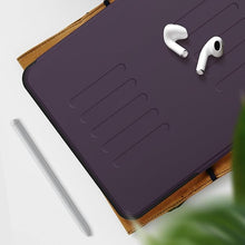 Load image into Gallery viewer, ProElite case for Apple iPad Air 5th/4th Gen 10.9 Inch, iPad Pro 11 4th/3rd Gen Smart Magnetic Shockproof Protective Case with 5 Stable Stands with Pencil Holder, Dark Purple