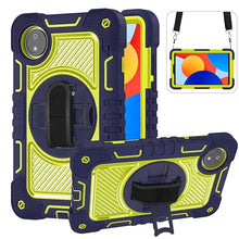 Load image into Gallery viewer, ProElite for Redmi Pad SE 8.7 inch case, Rugged 3 Layer Armor case Cover for Redmi Pad SE 8.7 inch with Hand Grip and Rotating Kickstand with Shoulder Strap, Navy Green