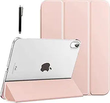 Load image into Gallery viewer, ProElite Cover for Apple iPad (A16) 11th/10th Generation (2025/2022) Cover Case, Transparent Smart case for iPad 11th/10th Gen 2025/2022 (Supports Auto Sleep Wake) with Stylus Pen, Rose Gold