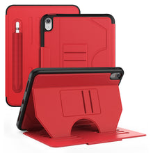 Load image into Gallery viewer, ProElite Cover Case for Apple iPad (A16) 11th/10th Gen (2025/2022) Case, Smart Magnetic Shockproof Protective Case with 5 Stable Stands with Pencil Holder for Apple iPad 11th/10th Gen, Red