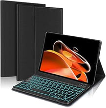 Load image into Gallery viewer, ProElite Keyboard case for Realme Pad X 11 inch, Magnetic Detachable Wireless Bluetooth Keyboard Built-in 7-Colors Backlit, Black