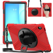 Load image into Gallery viewer, ProElite Cover for Samsung Galaxy Tab S10 FE Plus 13.1 inch, Rugged 3 Layer Armor case for Samsung Galaxy Tab S10 FE Plus 13.1 inch with Rotating Kickstand, Red