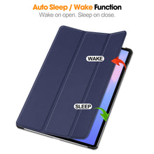 Load image into Gallery viewer, ProElite Cover for Samsung Galaxy Tab S10 FE Plus 13.1 inch Cover Case, Smart Trifold Flip case Cover for Samsung Galaxy Tab S10 FE Plus 13.1 inch, Dark Blue