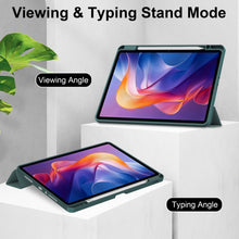 Load image into Gallery viewer, ProElite Case Cover for Xiaomi Redmi Pad 2 11 inch Cover, Transparent Flip Case for Xiaomi Redmi Pad 2 11 inch Case Cover with Pen Holder, Dark Green