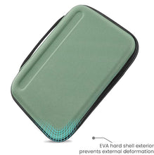 Load image into Gallery viewer, ProElite Hard Shell Tablet Sleeve Case 12" to 13" for Galaxy Tab S7+/S8+/S9+/S7 FE, Apple iPad Pro 12.9, Lenovo Tab P12, Microsoft Surface Pro 4/5/6/7/8/9, with Accessories Compartment, Dark Green