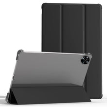 Load image into Gallery viewer, ProElite Case Cover for Realme Pad 2 Lite 10.95 inch Cover, Smart Flip Case Cover for Realme Pad 2 Lite 10.95 inch Translucent Back with Stylus Pen, Black