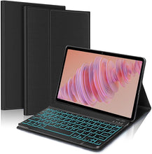 Load image into Gallery viewer, ProElite Keyboard case for Lenovo Tab Plus 11.5 inch Magnetic Detachable Wireless Bluetooth Keyboard with Built-in 7-Colors Backlit, Black