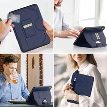 Load image into Gallery viewer, ProElite Cover Case for iPad (A16) 11th/10th Generation (2025/2022) Case, Smart Magnetic Shockproof Protective Case with 5 Stable Stands with Pencil Holder for Apple iPad 11th/10th Gen, Dark Blue