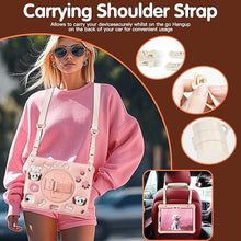 Load image into Gallery viewer, ProElite Cover for iPad Air 11 M3/M2 2025/2024/ Pro 11 4th/3rd Gen/Air 5/4 Gen 10.9 inch Case, Tough Bubble Kids Case with Pencil Holder with Rotating Kickstand & Shoulder Strap, Pink