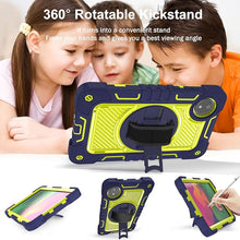 Load image into Gallery viewer, ProElite for Redmi Pad SE 8.7 inch case, Rugged 3 Layer Armor case Cover for Redmi Pad SE 8.7 inch with Hand Grip and Rotating Kickstand with Shoulder Strap, Navy Green
