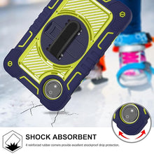 Load image into Gallery viewer, ProElite for Redmi Pad SE 8.7 inch case, Rugged 3 Layer Armor case Cover for Redmi Pad SE 8.7 inch with Hand Grip and Rotating Kickstand with Shoulder Strap, Navy Green
