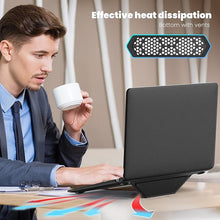 Load image into Gallery viewer, ProElite Case for MacBook Air 13 inch M2 2025/2024 M1 2021 2020 Release A2337 A2179 A1932 Model Touch ID, Slim Leather case with Foldable Stand, Black