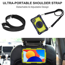 Load image into Gallery viewer, ProElite for Redmi Pad SE 8.7 inch case, Rugged 3 Layer Armor case Cover for Redmi Pad SE 8.7 inch with Hand Grip and Rotating Kickstand with Shoulder Strap, Navy Green