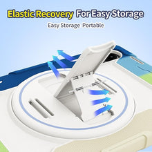 Load image into Gallery viewer, ProElite Case Cover for Poco Pad 12.1 inch case, Rugged 3 Layer Armor case Cover for Poco Pad 12.1 inch with Hand Grip and Rotating Kickstand with Shoulder Strap, Rainbow Blue