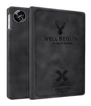 Load image into Gallery viewer, ProElite Cover for Realme Pad 2 Lite 10.95 inch Cover Case, Deer Flip case Cover for Realme Pad 2 Lite 10.95 inch Tablet, Black