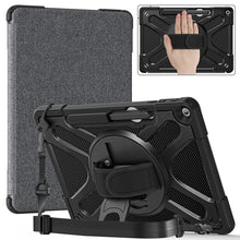 Load image into Gallery viewer, ProElite Cover for Surface Pro 12 inch Case, Rugged 3 Layer Armor case Cover for Surface Pro 12 inch with Hand Grip & Rotating Kickstand with Shoulder Strap, Black
