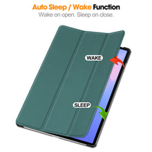 Load image into Gallery viewer, ProElite Cover for Samsung Galaxy Tab S10 FE Plus 13.1 inch Cover Case, Smart Trifold Flip case Cover for Samsung Galaxy Tab S10 FE Plus 13.1 inch, Dark Green