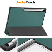Load image into Gallery viewer, ProElite Cover for Samsung Galaxy Tab S10 FE Plus 13.1 inch Cover Case, Smart Trifold Flip case Cover for Samsung Galaxy Tab S10 FE Plus 13.1 inch, Dark Green