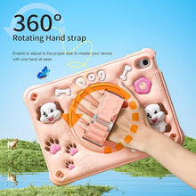 Load image into Gallery viewer, ProElite Cover for Apple iPad (A16) 11th/10th Generation (2025/2022) Case Cover, Tough Bubble Kids case Cover for Apple iPad 11th/10th Gen 2025/2022 with Rotating Kickstand & Shoulder Strap, Pink